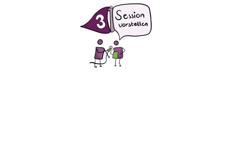 BarCamp Sessionplanung Einzelbild: 3 Session vorstellen